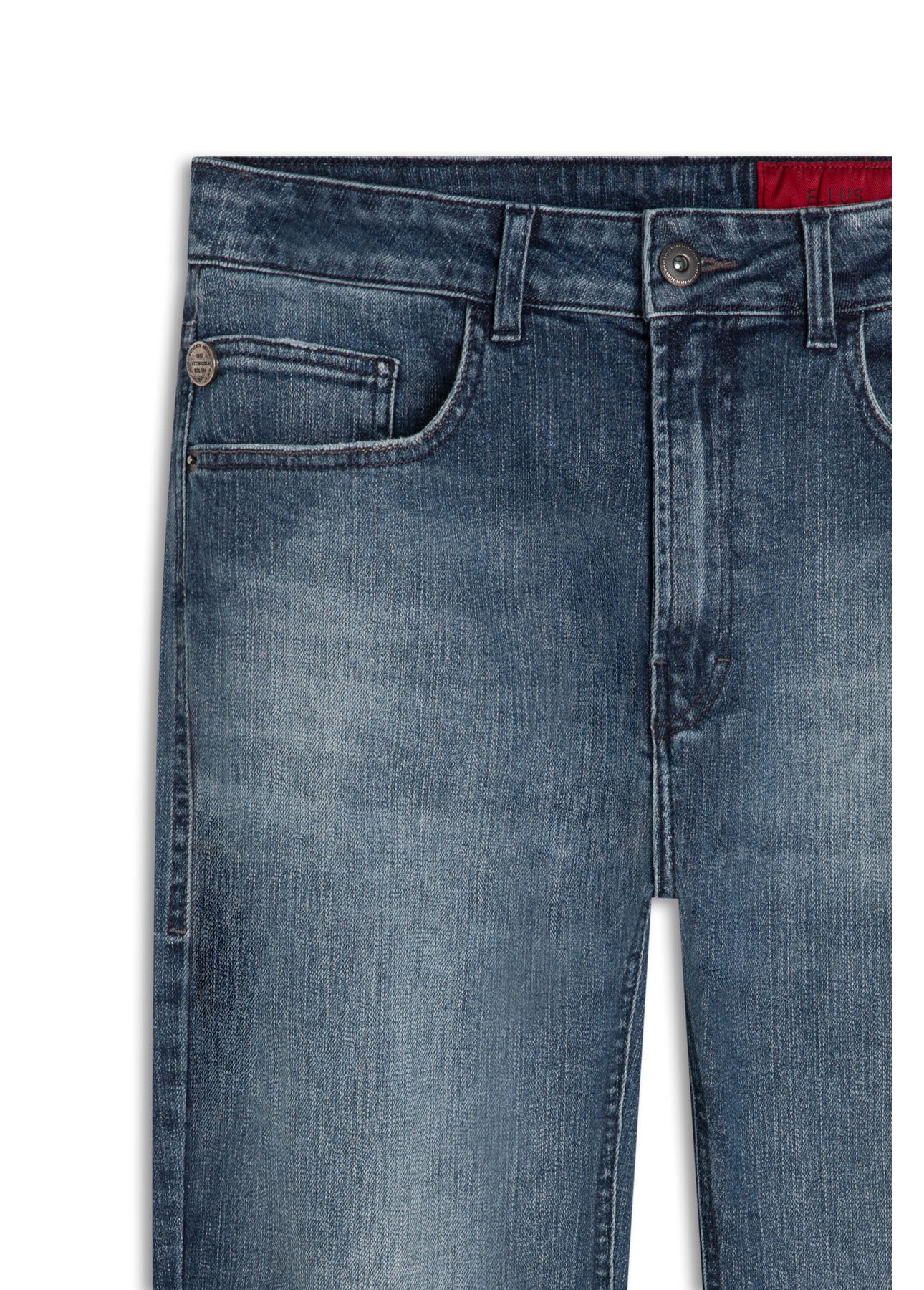Calça Denim Ellus Elastic Classic Escuro C/ Used