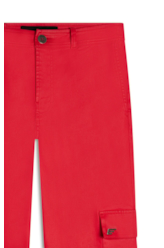 Calça Denim Folli Patheph Vermelho