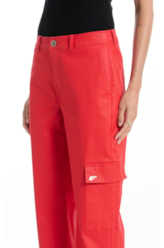 Calça Denim Folli Patheph Vermelho