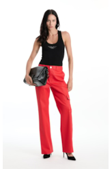 Calça Denim Folli Patheph Vermelho