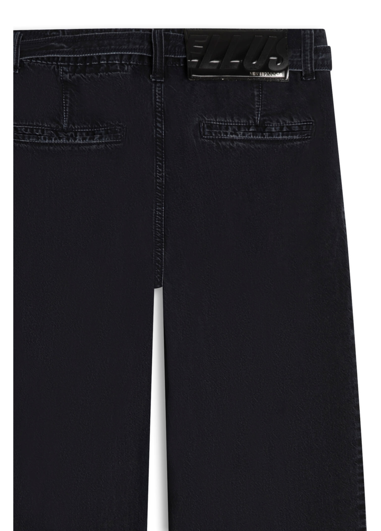 Calça Denim Modal Baggy 1728-Lav.Escuro C/Ting.