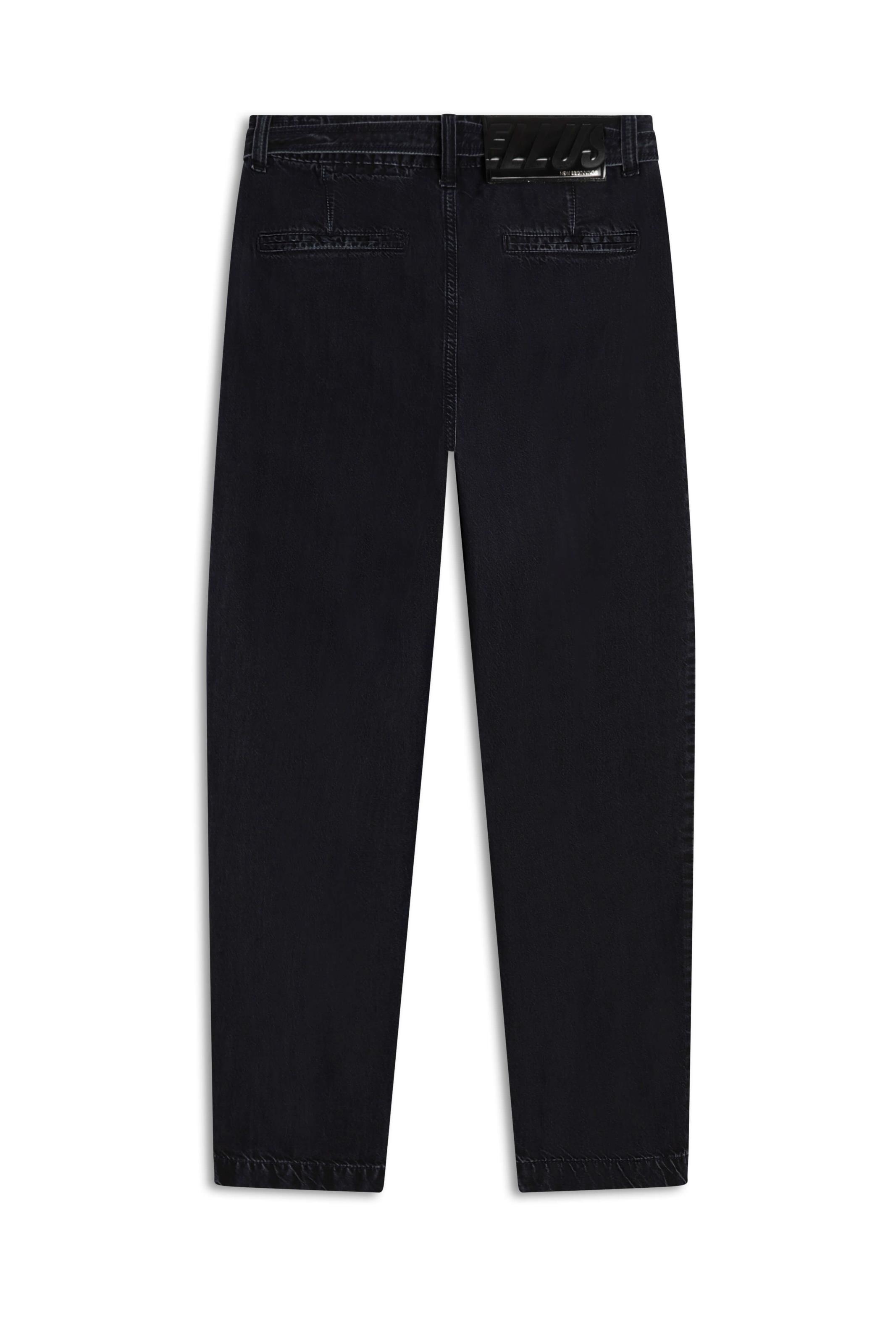 Calça Denim Modal Baggy 1728-Lav.Escuro C/Ting.