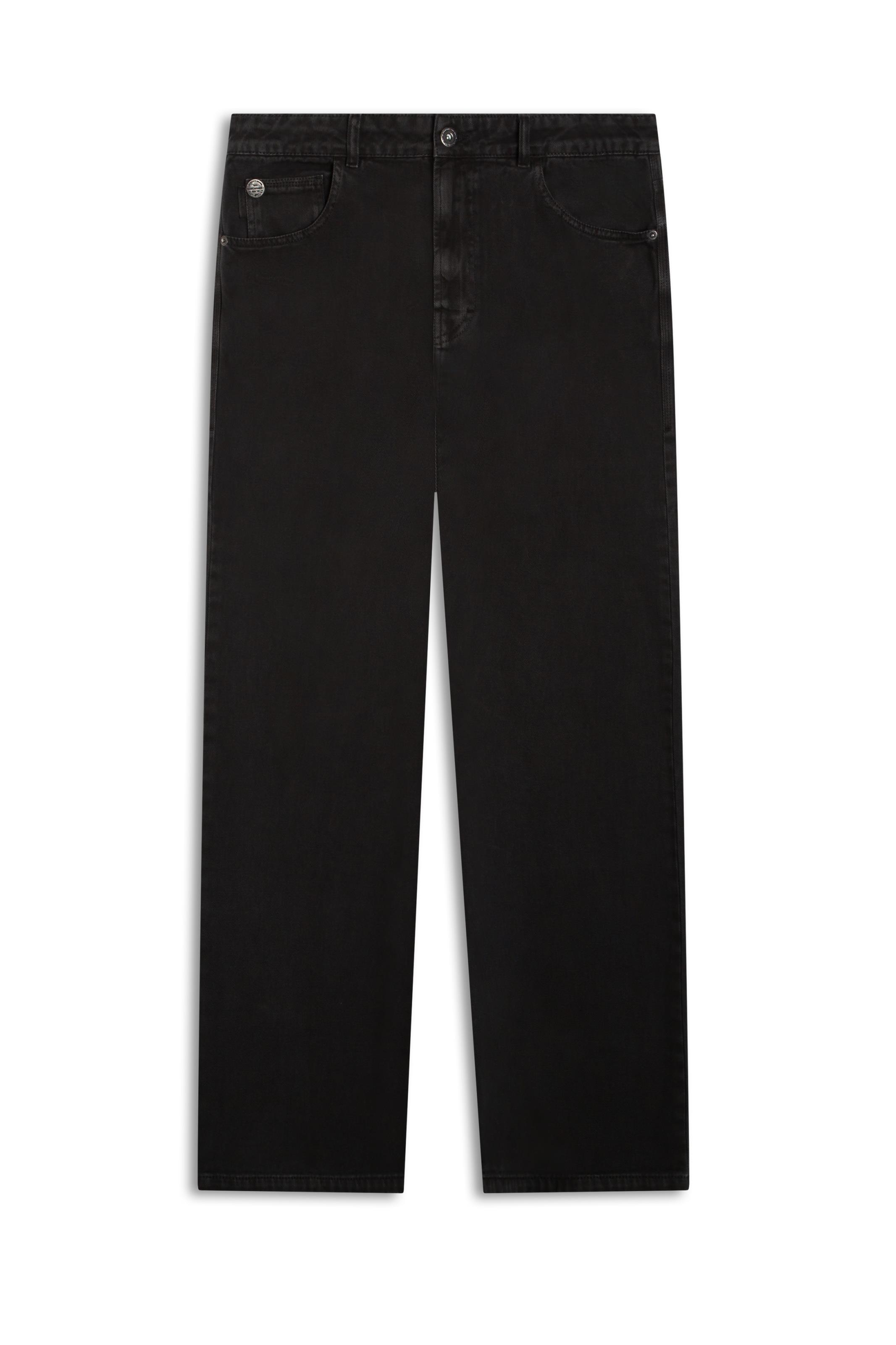 ボトムス Soor Ploom eloise black denim Calça Denim Skate Plumbo