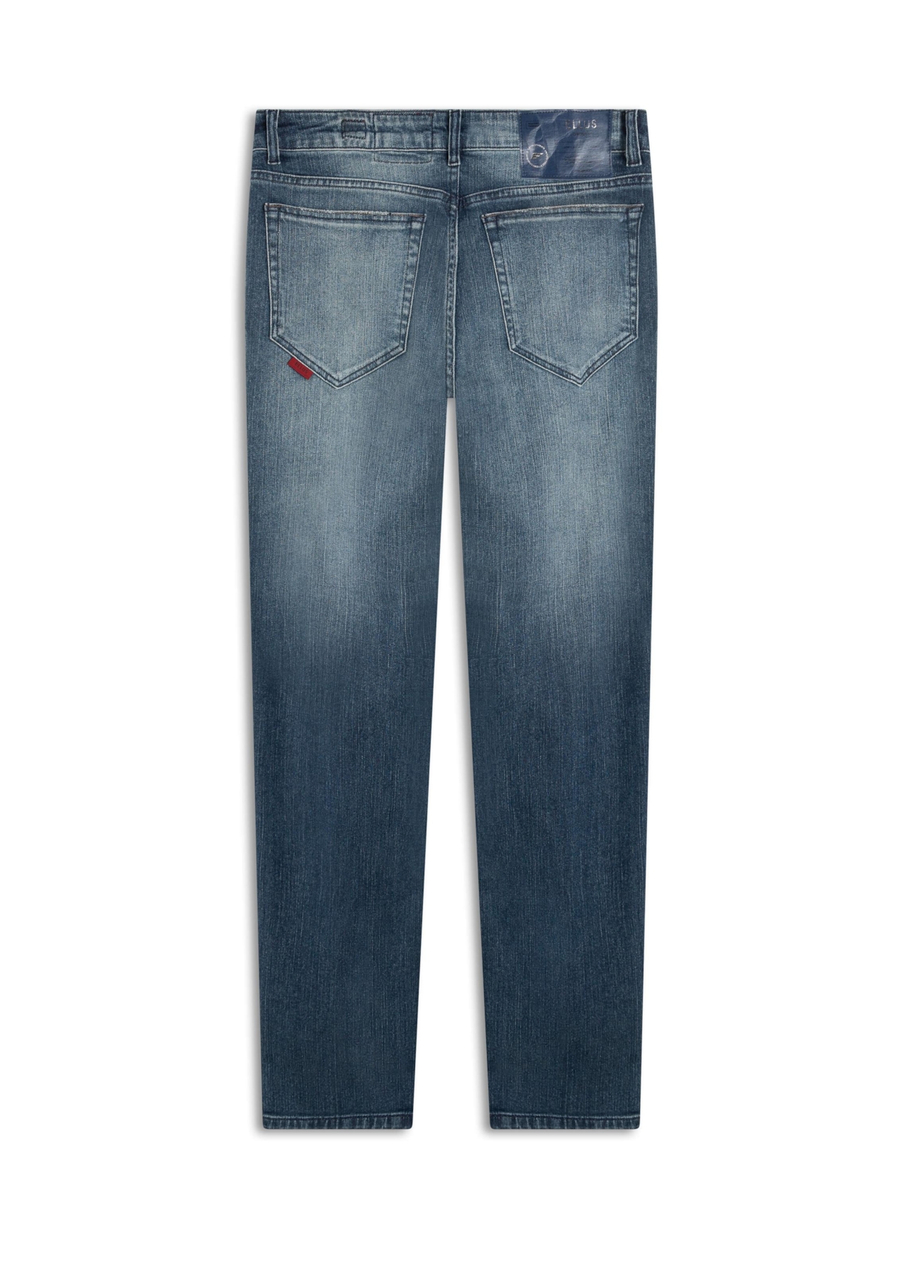 Calça Denim Straight Escuro C/ Used