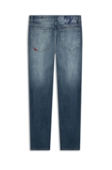 Calça Denim Straight Escuro C/ Used