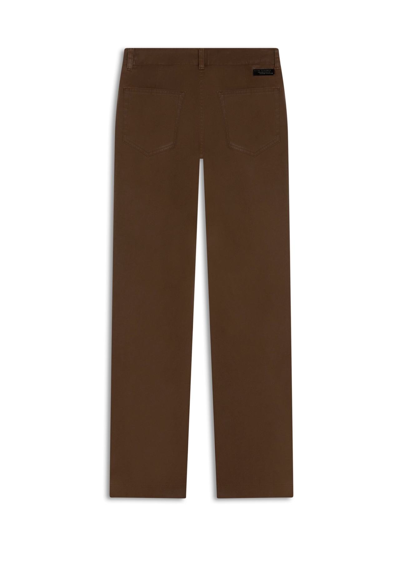 Calça Denim Straight Tabaco