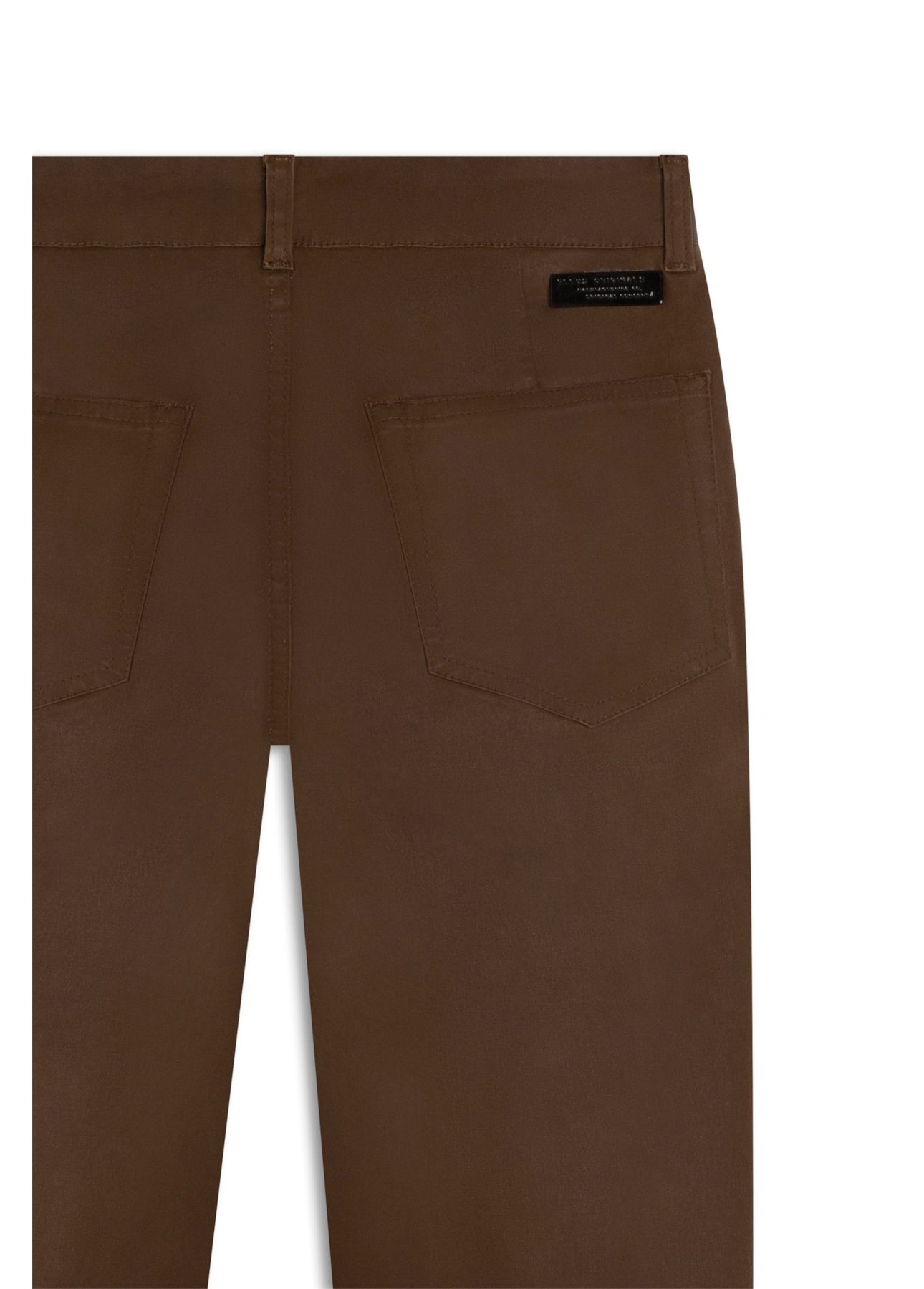 Calça Denim Straight Tabaco