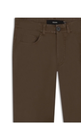 Calça Denim Straight Tabaco