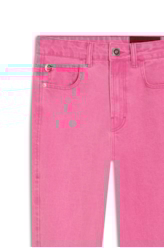 Calça Destroyed Color Elastic Gisele Pink Fluor