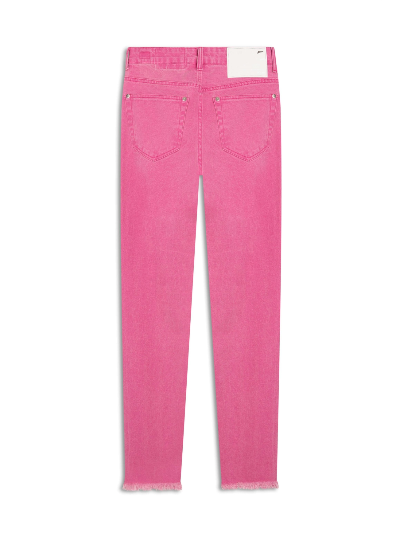 Calça Destroyed Color Elastic Gisele Pink Fluor