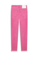 Calça Destroyed Color Elastic Gisele Pink Fluor