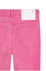 Calça Destroyed Color Elastic Gisele Pink Fluor