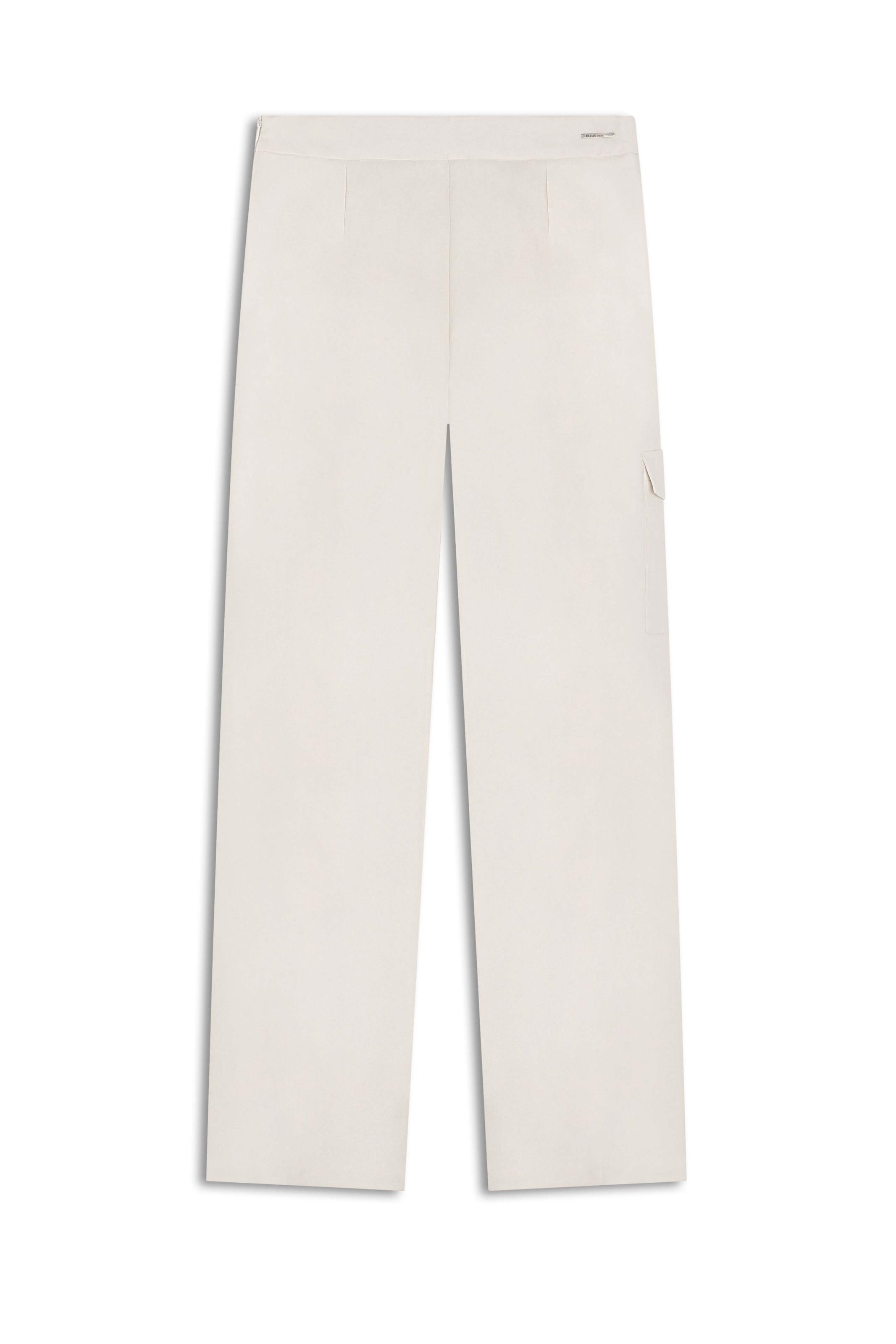 Calca Double Layer Straight Pocket Gelo