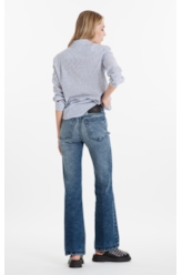 Calça Dusk Elastic Gisele Flare Lav.Medio C/Sky