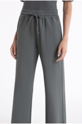 Calça Ellus Field Army Wide Leg Verde Militar