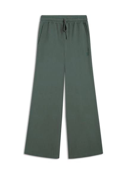 Calça Ellus Field Army Wide Leg Verde Militar