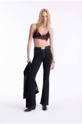 Calça Ellus Sprouting Black Lav.Black C/ Luva