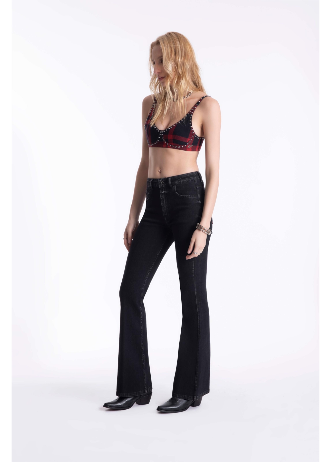 Calça Ellus Sprouting Black Lav.Black C/ Luva