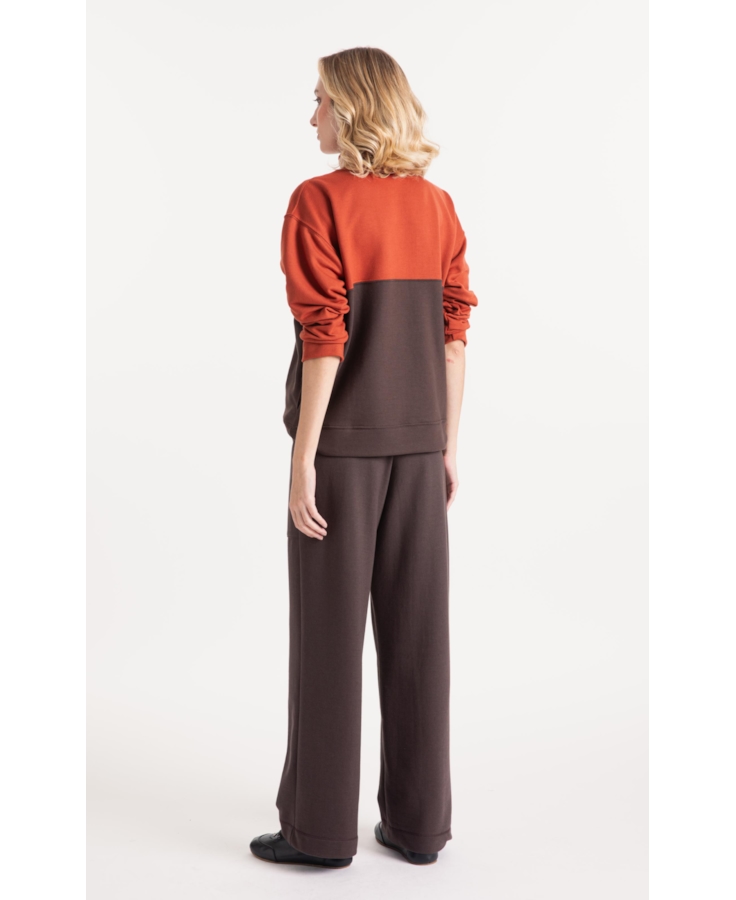 Calça Embroidery Dark Brown