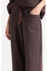 Calça Embroidery Dark Brown