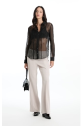 Calça Firenze Long Flare Bege