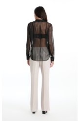 Calça Firenze Long Flare Bege