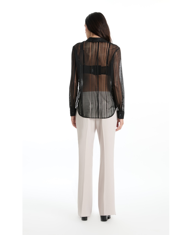 Calça Firenze Long Flare Bege