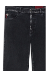 Calça First Black Classic 5 Pockets Lav. Black C/ Luva