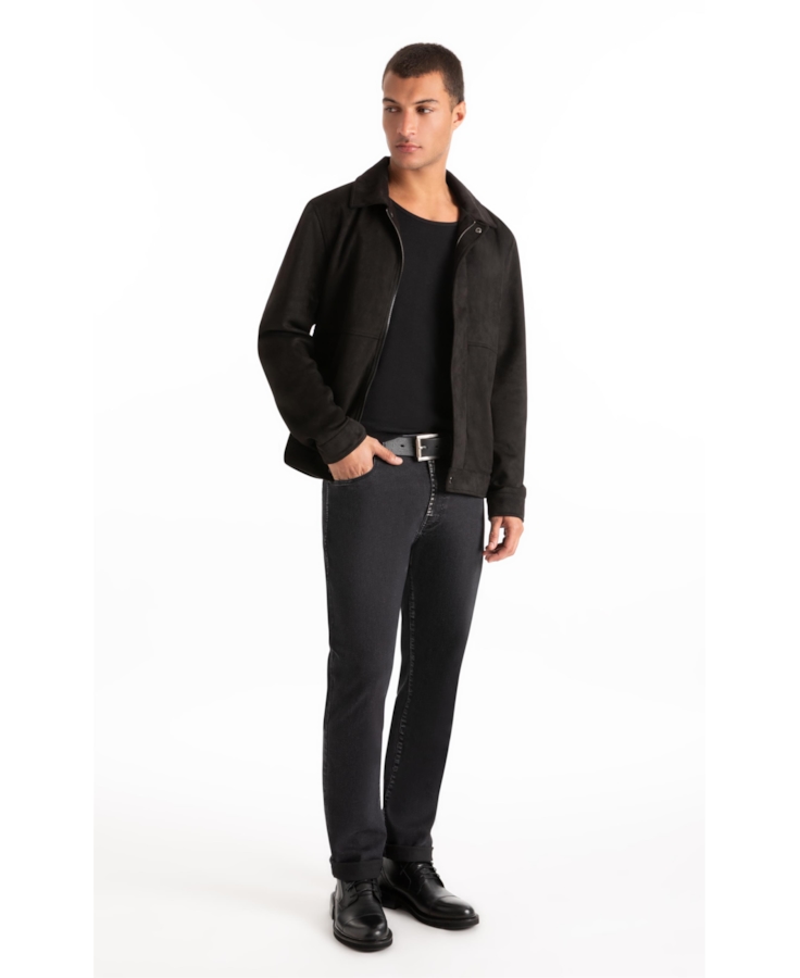 Calça First Black Classic 5 Pockets Lav. Black C/ Luva