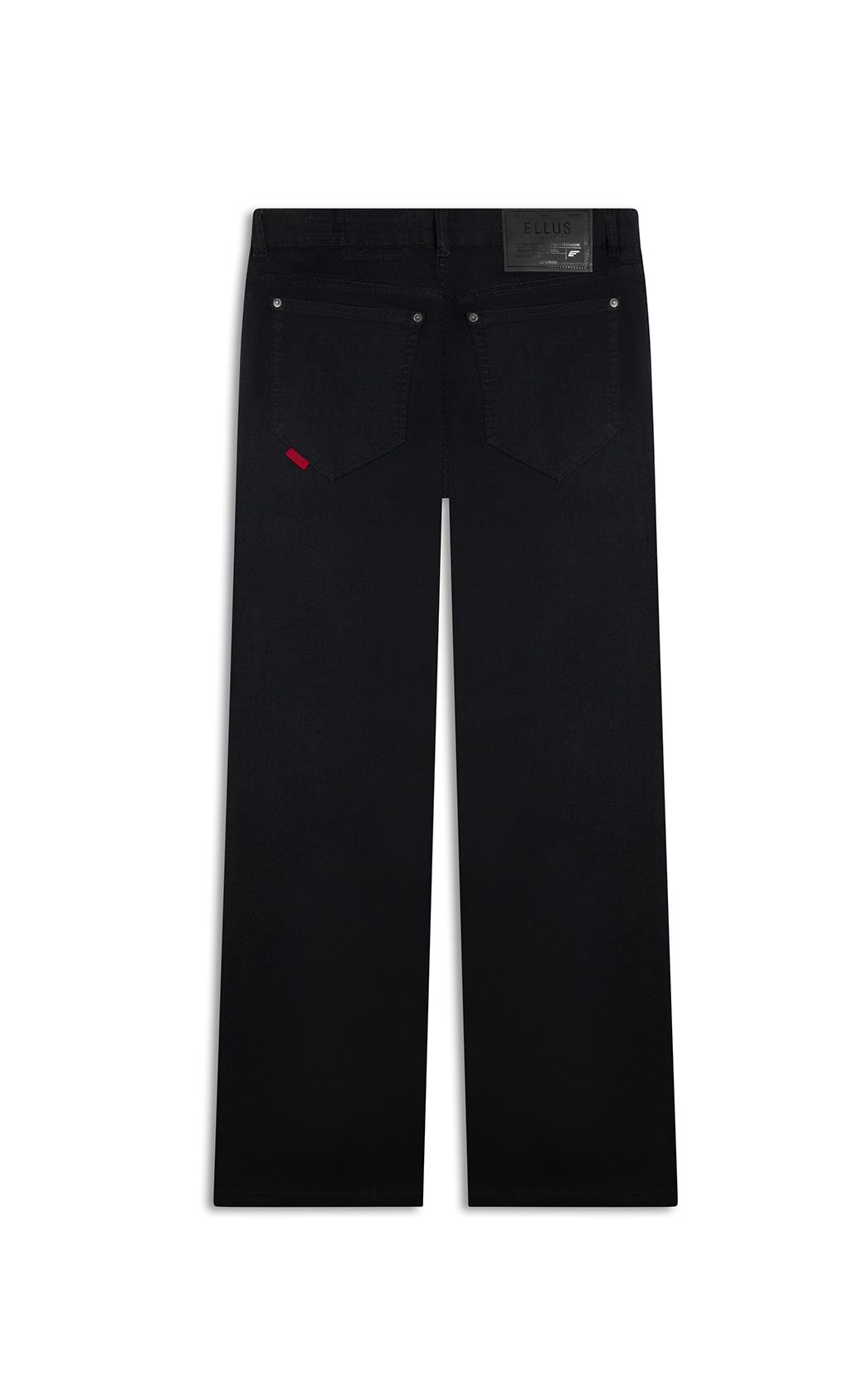 Calça First Black Wide Leg Lav 35 Amaciado