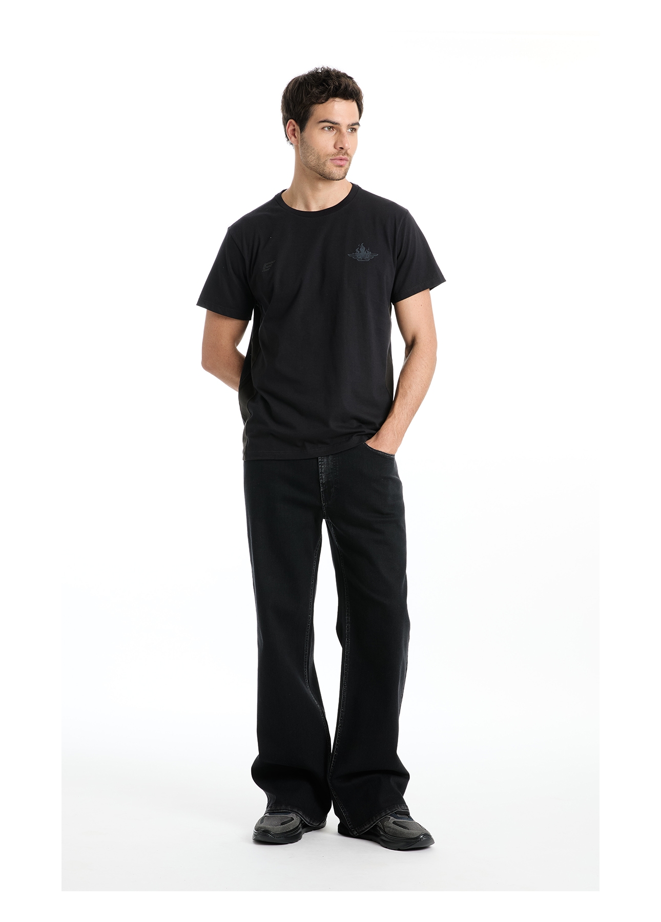 Calça First Black Flare  Lav.Black