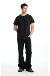 Calça First Black Flare  Lav.Black