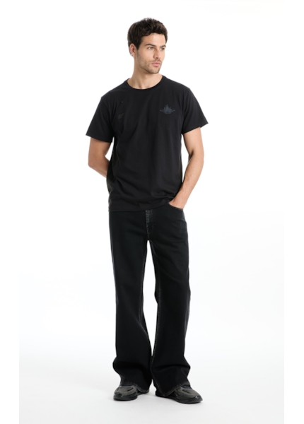 Calça First Black Flare  Lav.Black