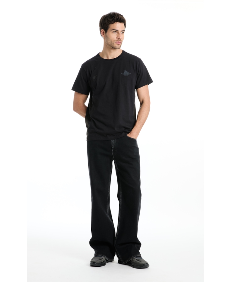 Calça First Black Flare  Lav.Black