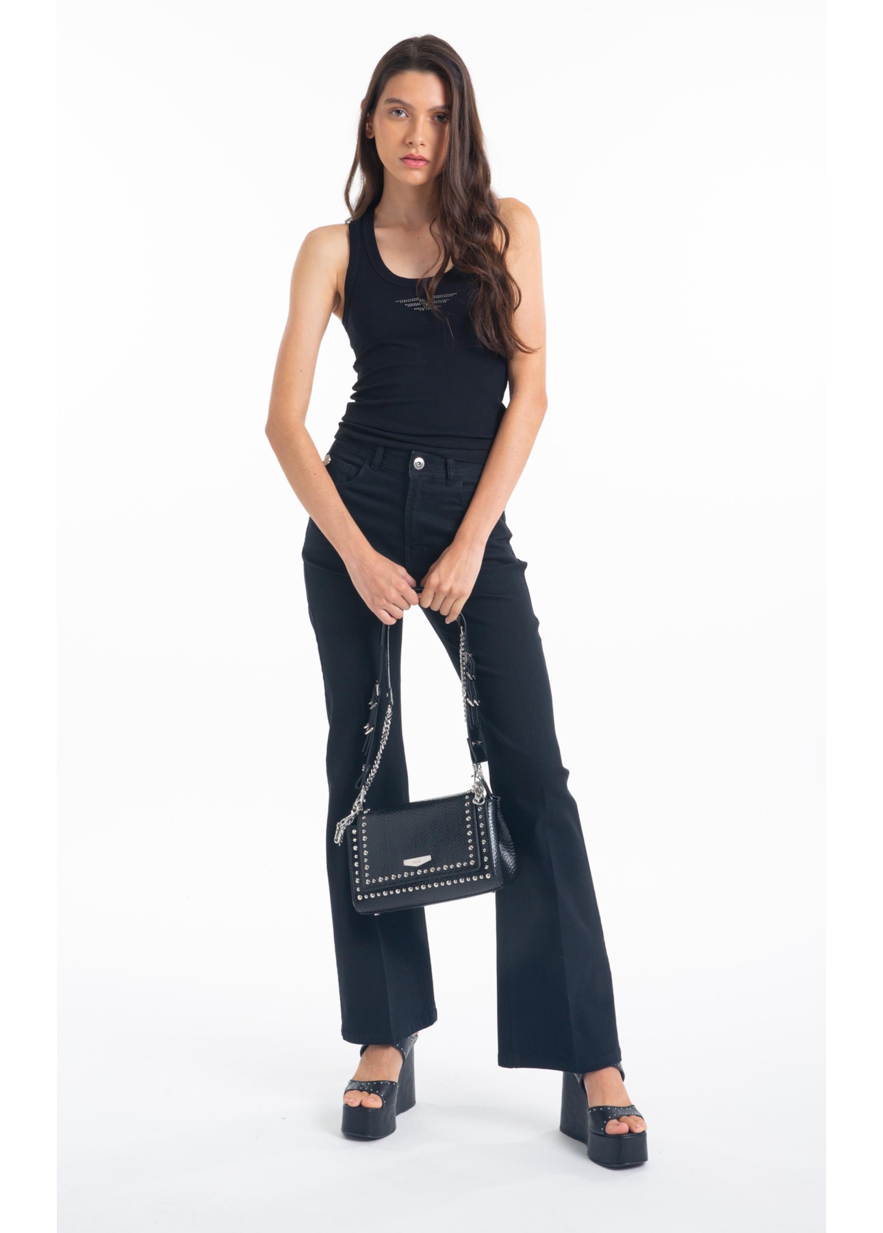 Calça First Black Gisele Lav.Amaciado