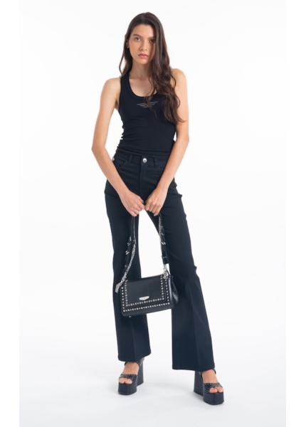 Calça First Black Gisele Lav.Amaciado