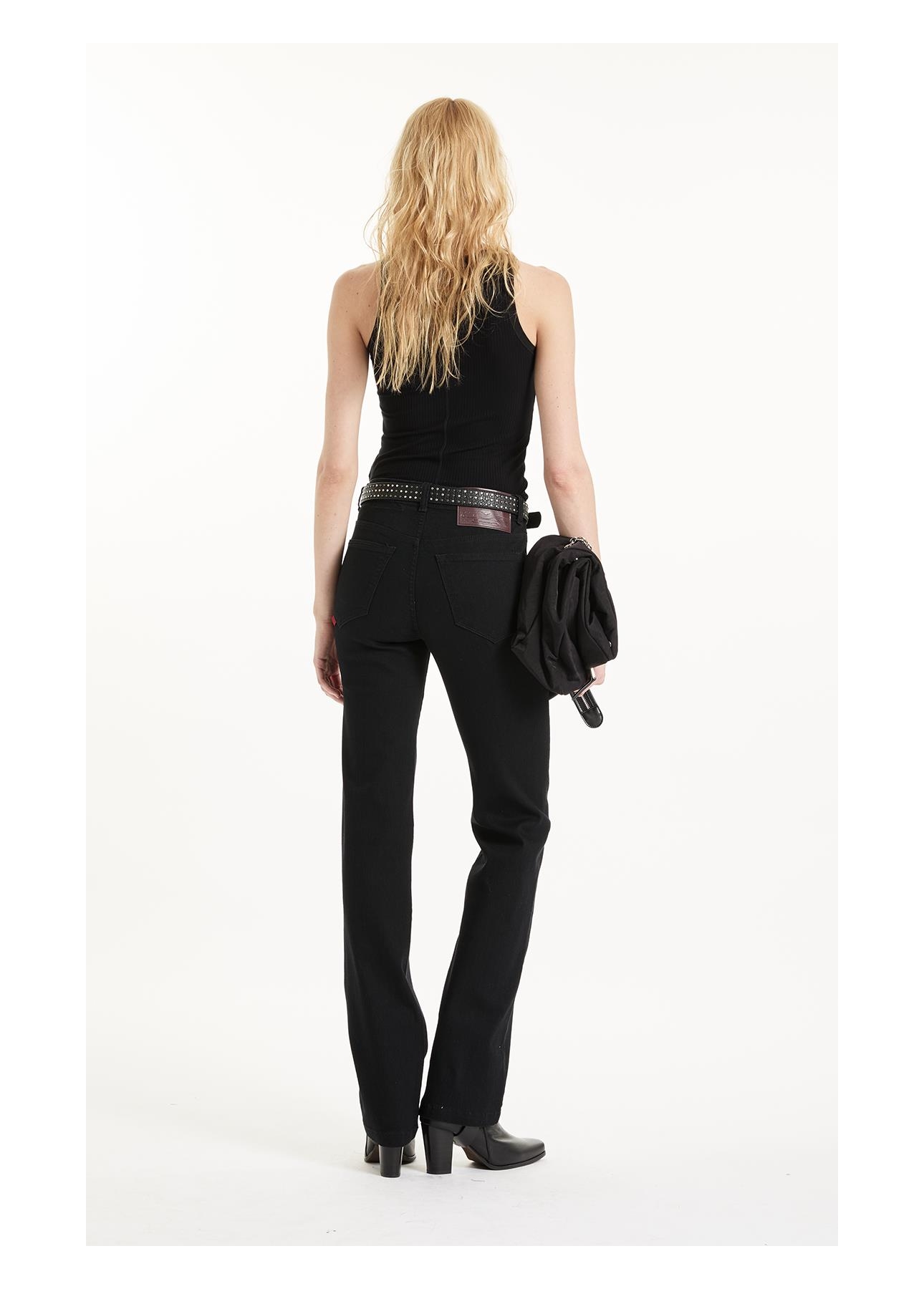 Calça First Black Gisele Reta Lav.2030- Black C/ Luva