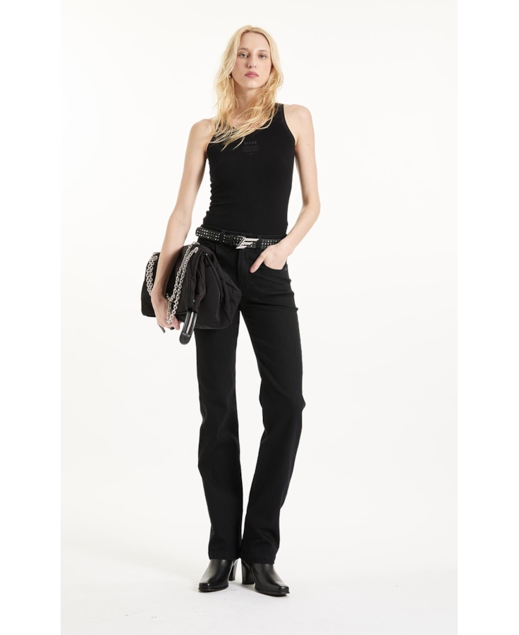 Calça First Black Gisele Reta Lav.2030- Black C/ Luva