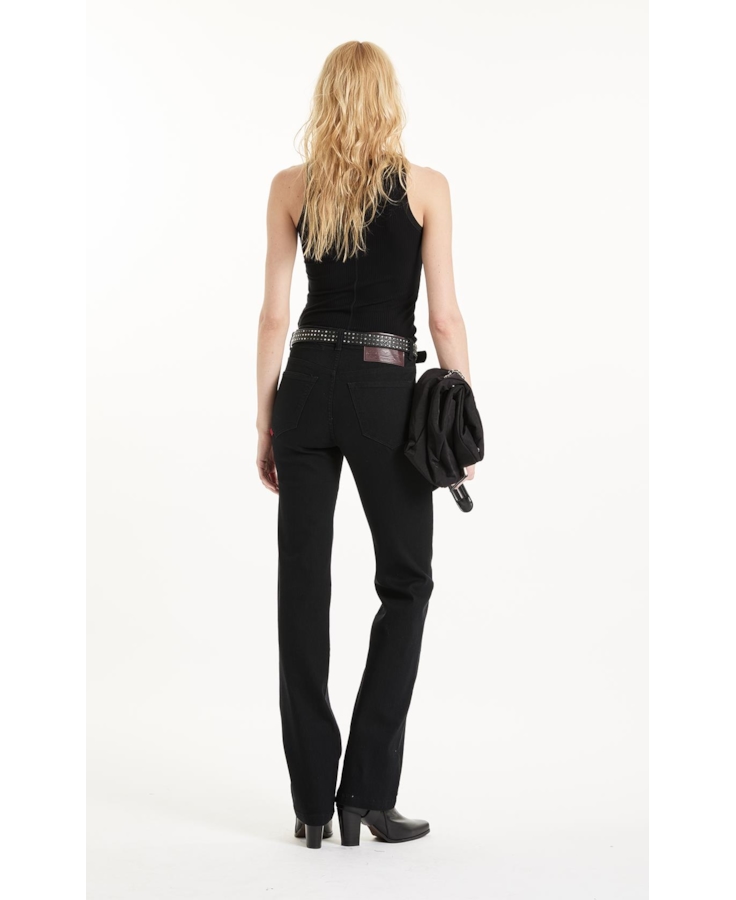 Calça First Black Gisele Reta Lav.2030- Black C/ Luva