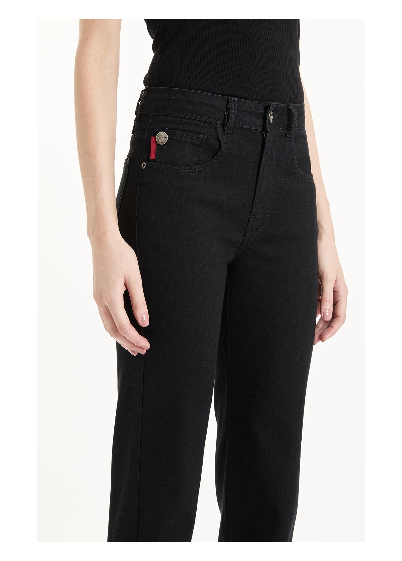 Calça First Black Gisele Reta Lav.2030- Black C/ Luva