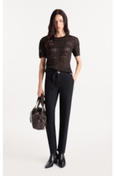 Calça First Black Mom Lav.Amaciado