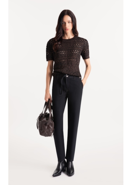 Calça First Black Mom Lav.Amaciado