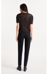 Calça First Black Mom Lav.Amaciado