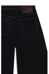 Calça First Black Over Wide 2030-Lav.Black C/ Luva