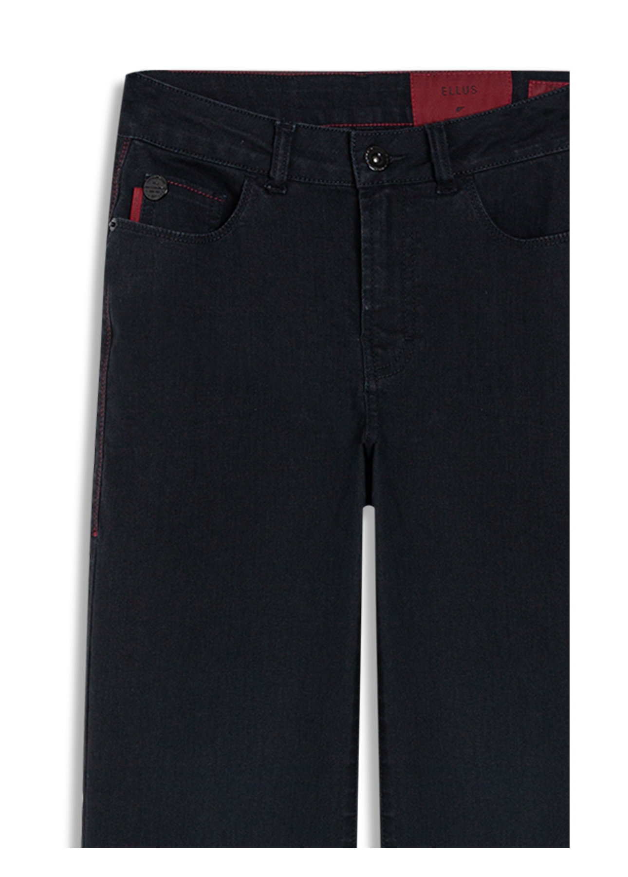 Calça First Black Reta Amaciado