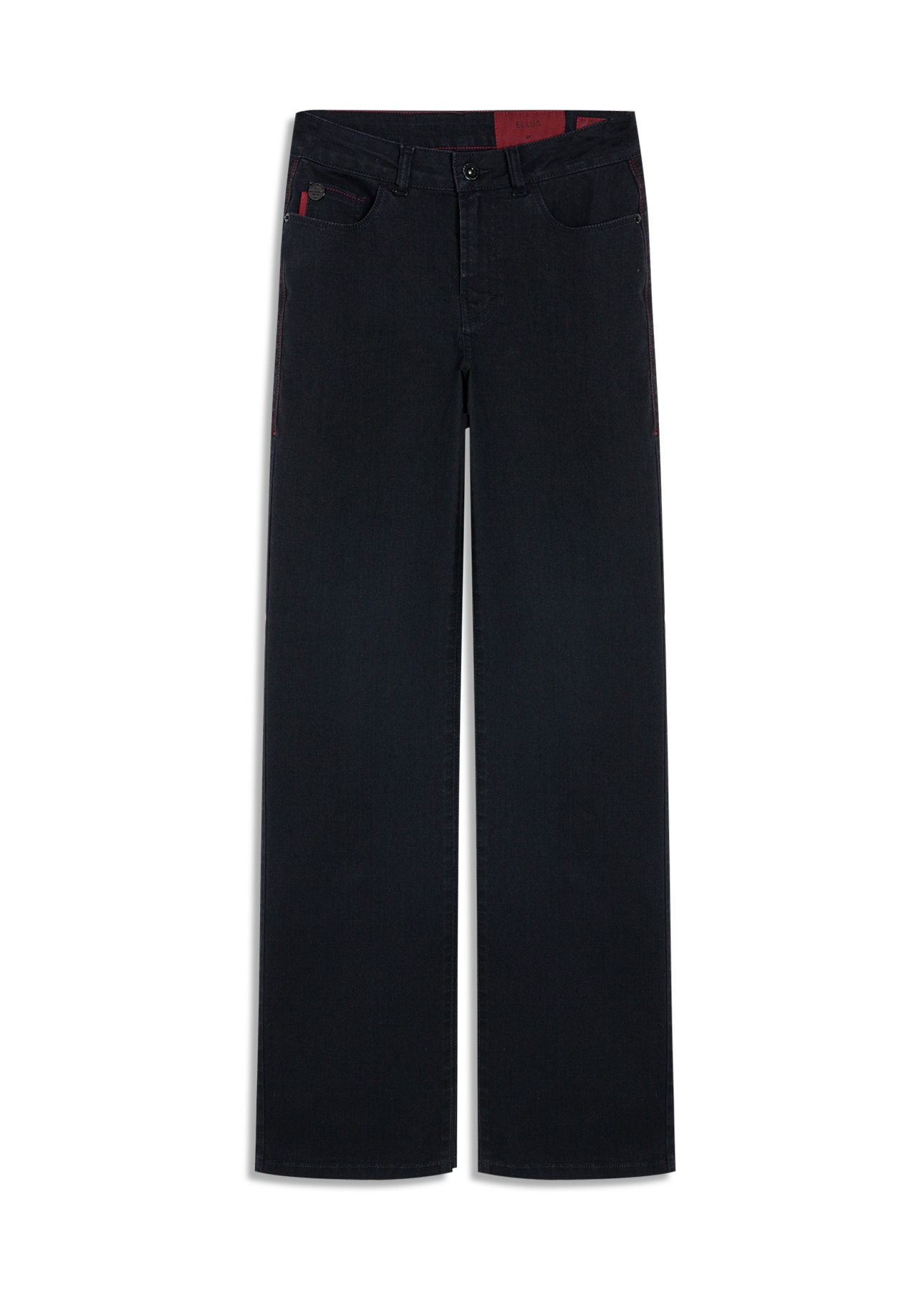 Calça First Black Reta Amaciado