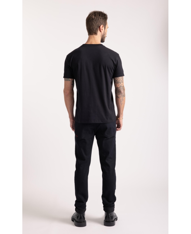 Calça First Black Skinny Amaciado
