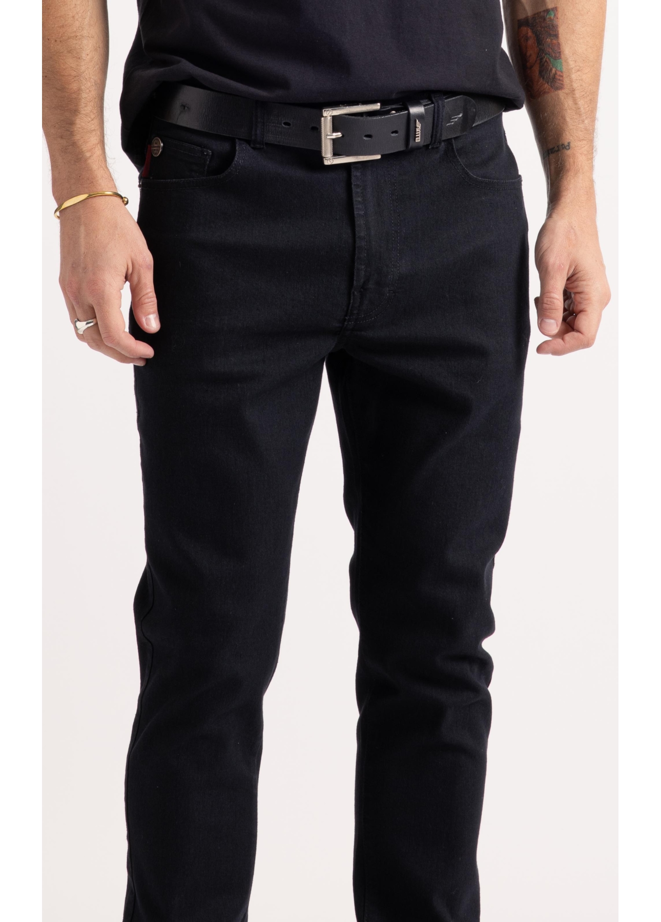 Calça First Black Skinny Amaciado