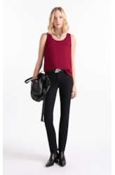 Calça First Black Skinny Amaciado