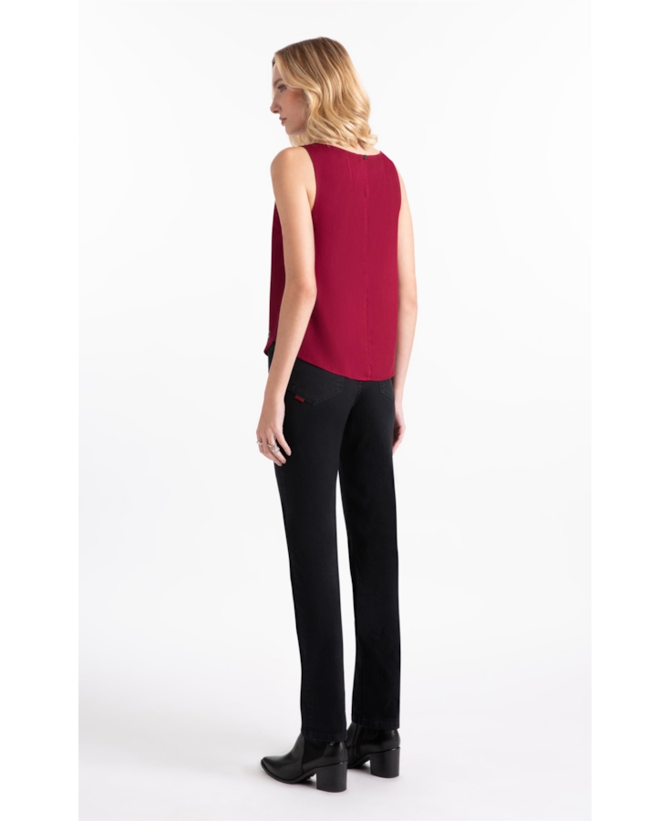 Calça First Black Skinny Amaciado